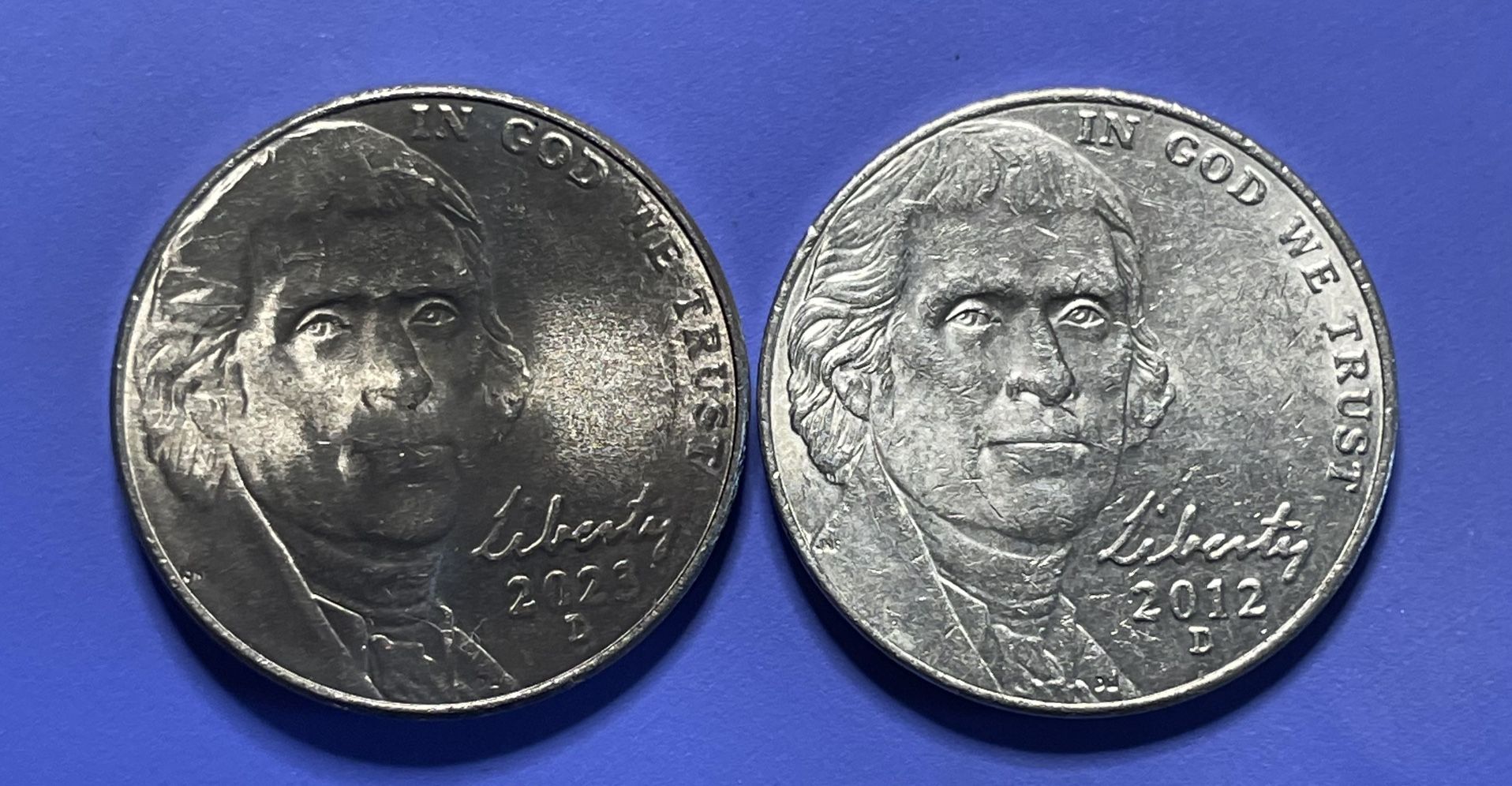 2023 & 2022 Anneal Error Nickels