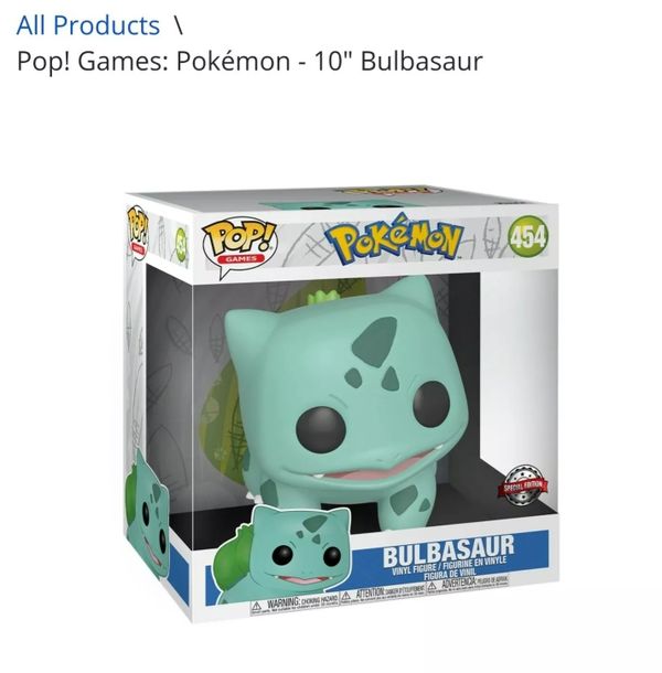 Funko Pop Pokemon 454 - BULBASAUR 10 INCH - Figure - Target Exclusive for Sale in Rancho