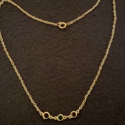 14” SilverTone Necklace /choker With Multi -color Crystals 