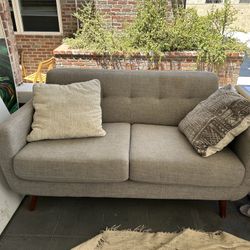 Small Grey Couch 