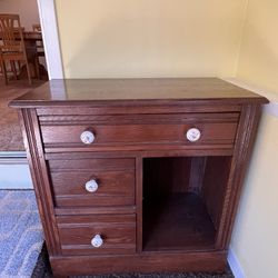 Vintage Wooden Chest Of Drawers 