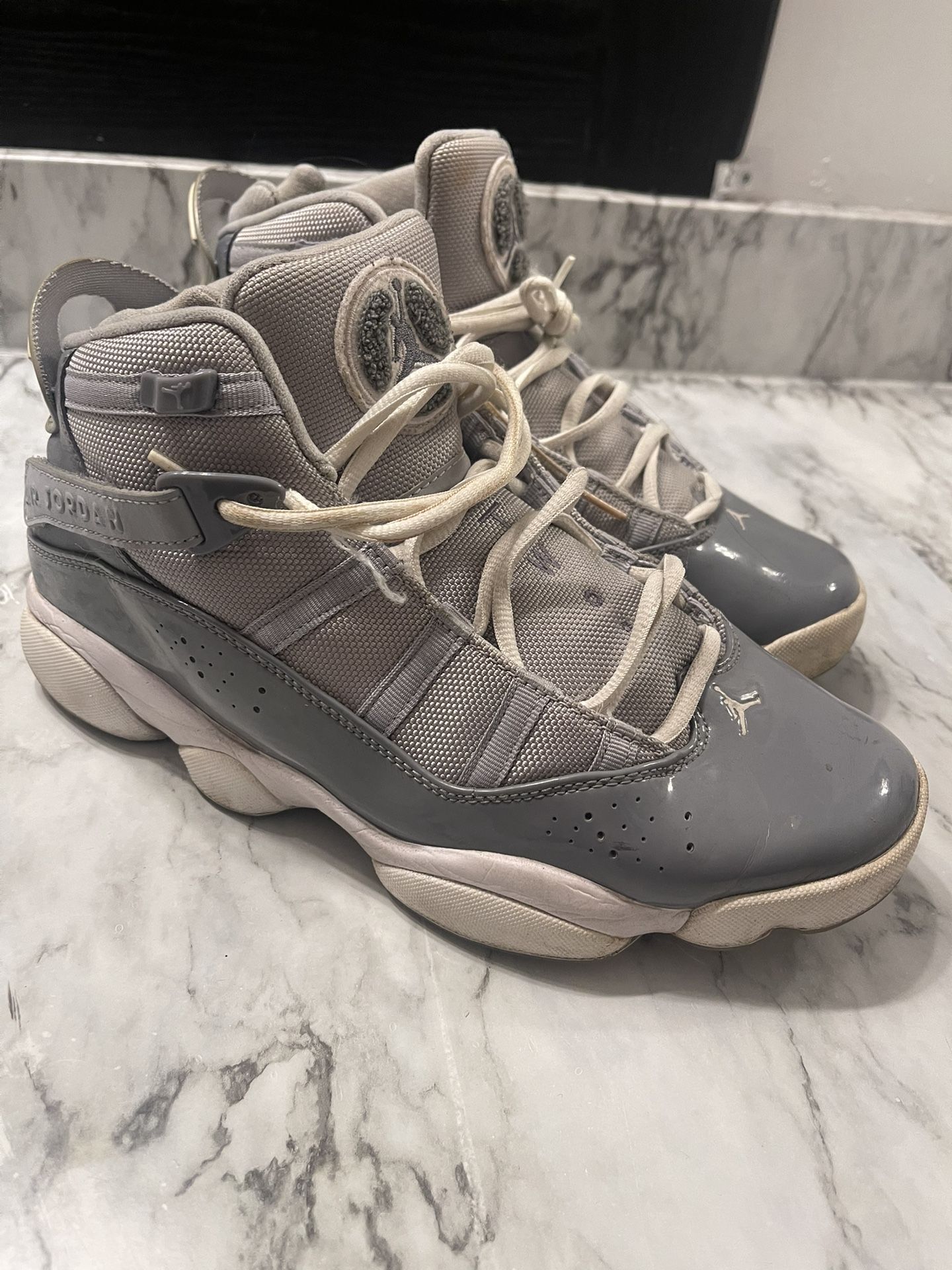 Jordan 6 Ring Gray Size 9
