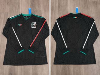 Mexico Black Long Sleeve World Cup Jersey
