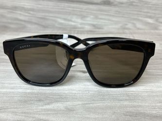 Gucci GG1430SK 002 Havana Rectangle Sunglasses (PO1026277)