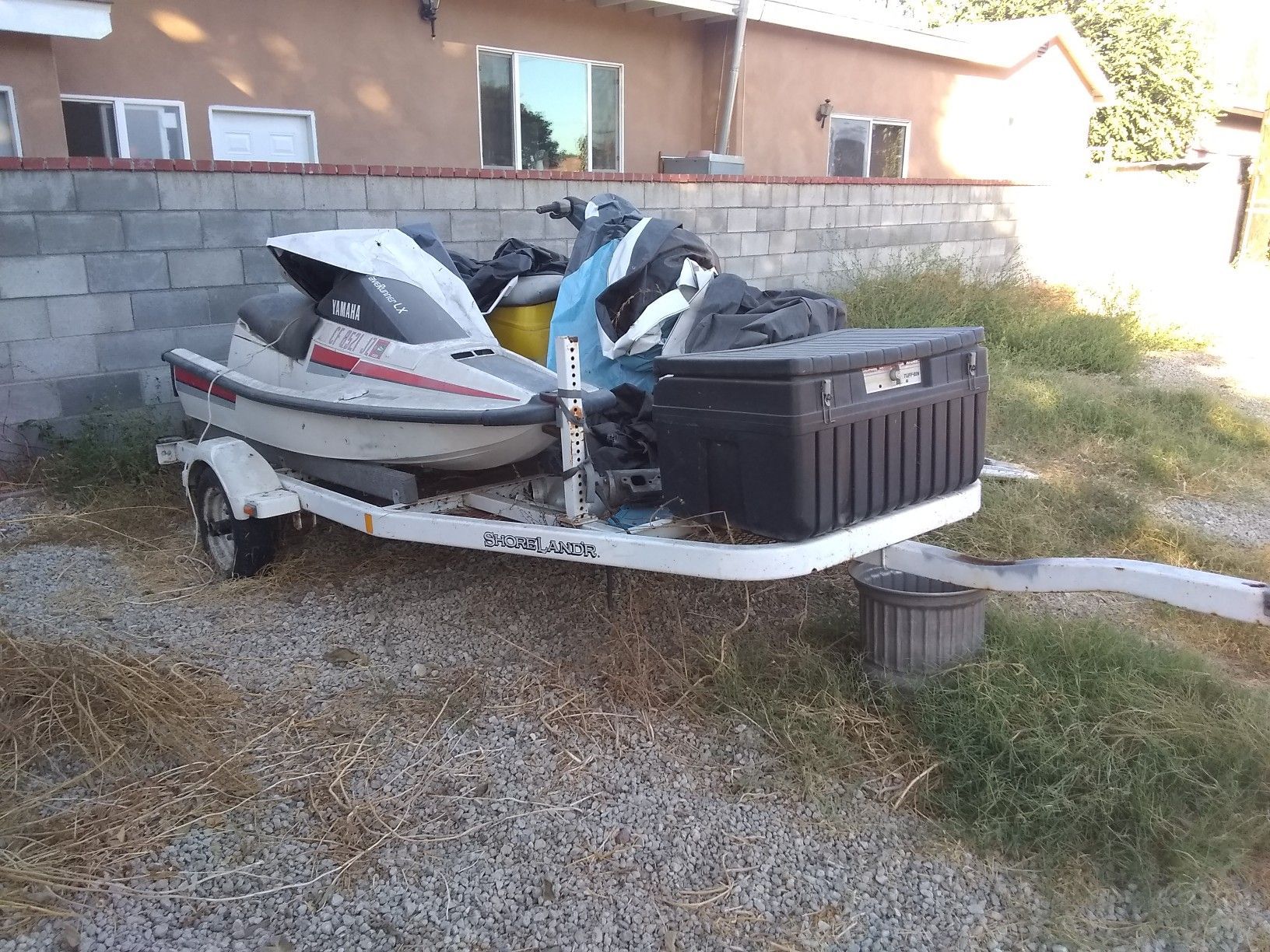 Shorelander double ski trailer