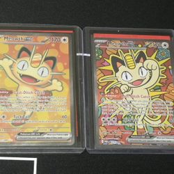 Meowth Ex  And Meowth  Ex Sir