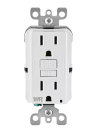 AH LIGHITING - 15 AMP TR - WEATHER RESISTANT GFCI - WHITE