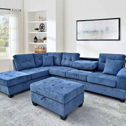 Brand New 3-piece Sectional In Box- Flexible Finance Options Available