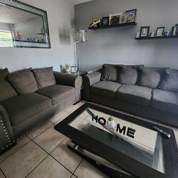 Gray Sofa Set 