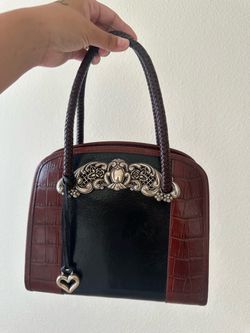 Brighton Two-Tone Leather Handbag