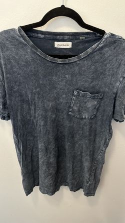 Pacsun Navy Washed Tie Dye Shirt Size Medium