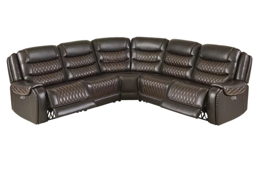 Triple power Reclining Sectional