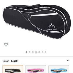 Himal 3 Racquet Tennis-Bag Premium Tennis-Racket-Bag with Protective Pad, Professional or Beginner Tennis Players, Lightweight Tennis Bag for All Ages