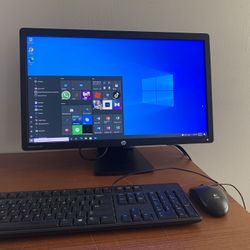 Complete Lenovo ThinkCenter Desktop With 24” Screen 5th Gen i5 1TB HDD