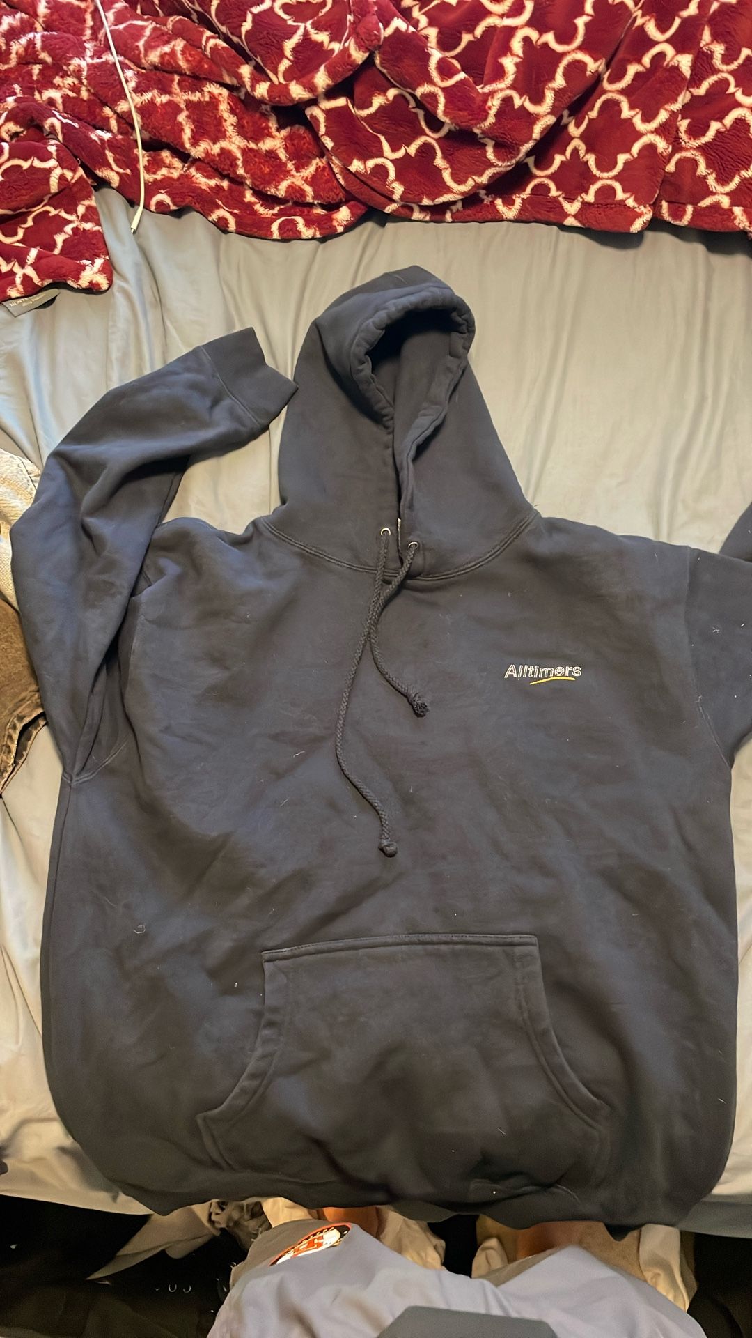 Navy Blue Alltimers Hoodie Size L