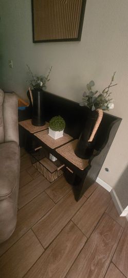 Wood bench from Hobby lobby