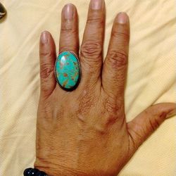 Vintage Navajo Woman's ring $80 And $100 For Bracelet Turquoise 
