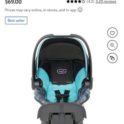 Evenflo NurtureMax Infant Car Seat (Dallas Blue)