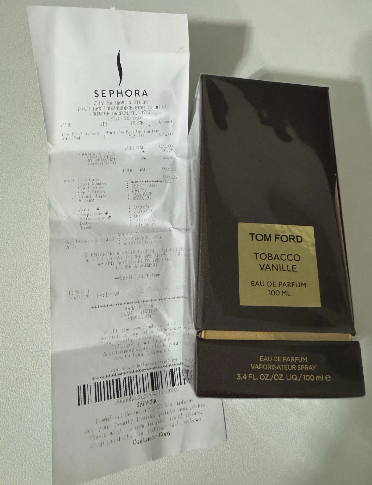 Tom Ford Tobacco Vanilla Perfume Brand New
