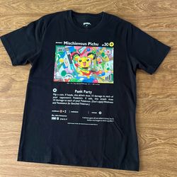 Preloved in Great Condition. Measurements are included in the photo. Pokémon Children Graniph Mischievous Pichu Panic Party Black Meccha Japan 100% Co