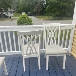 Six Dining Room Chairs 