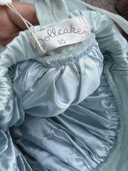 dark blue anarkali dress Doll Dress Cake – Storybook Bakery main image 1