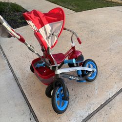 Kids Bike And Push Tricycle 