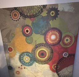 Canvas Multi Colored Picture