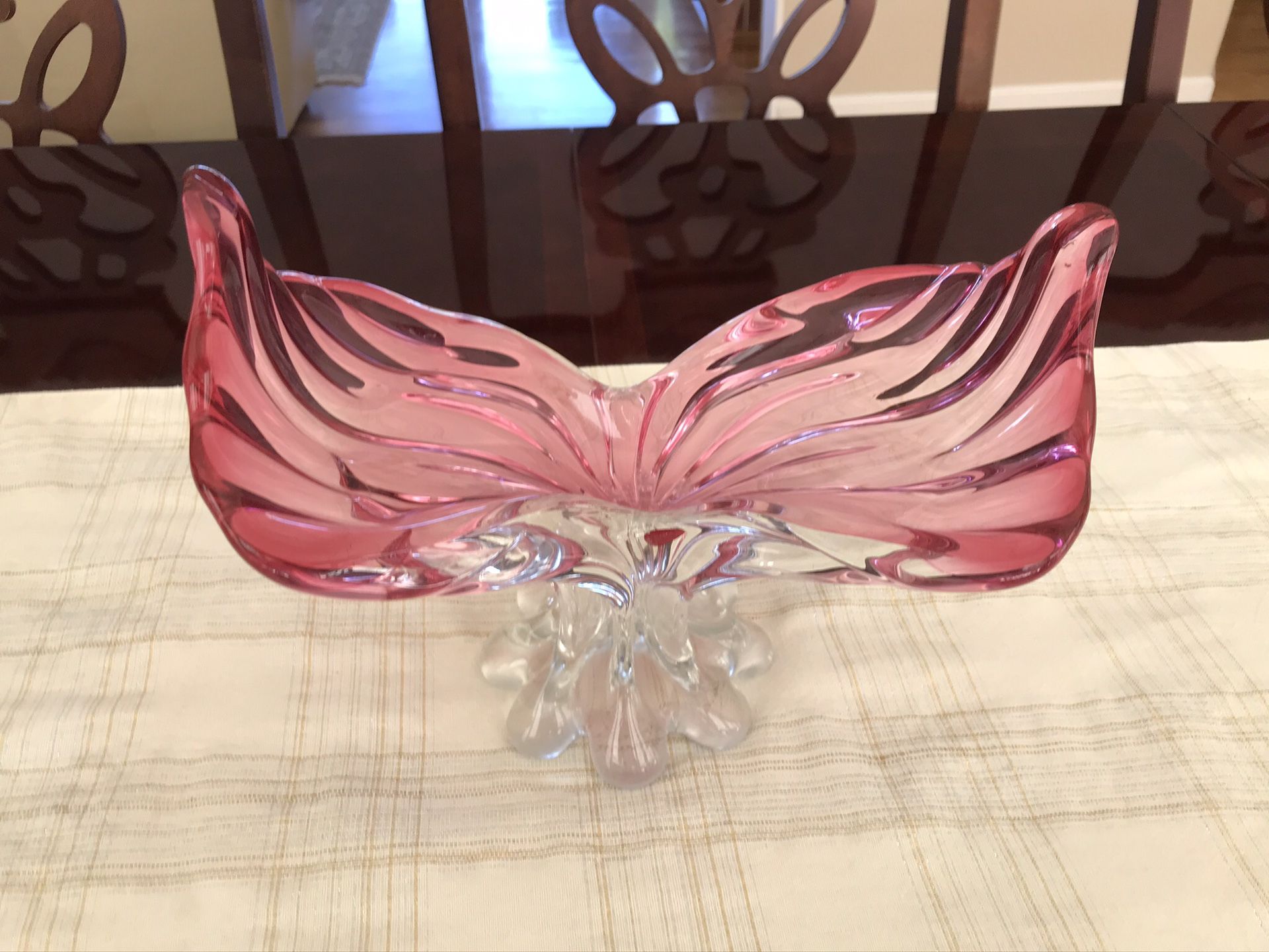Decorative nice crystal dish