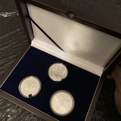 Triple-threat 2012 Silver Coin Set 
