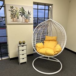 Brand New Swing Chair With Stand And Cushions 