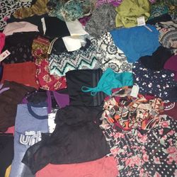 A Huge Lot Of Plus Size Clothing Size 3XL Over 50 Pieces