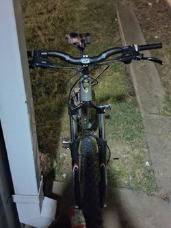 Mountain Bike with Suspension Fork