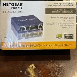 Netgear Prosafe 5 Port gigabit Desktop Switch