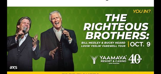 The Righteous Brothers concert