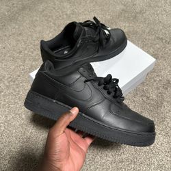 Nike Air Force 1 ’07 Triple Black - Size 9.5