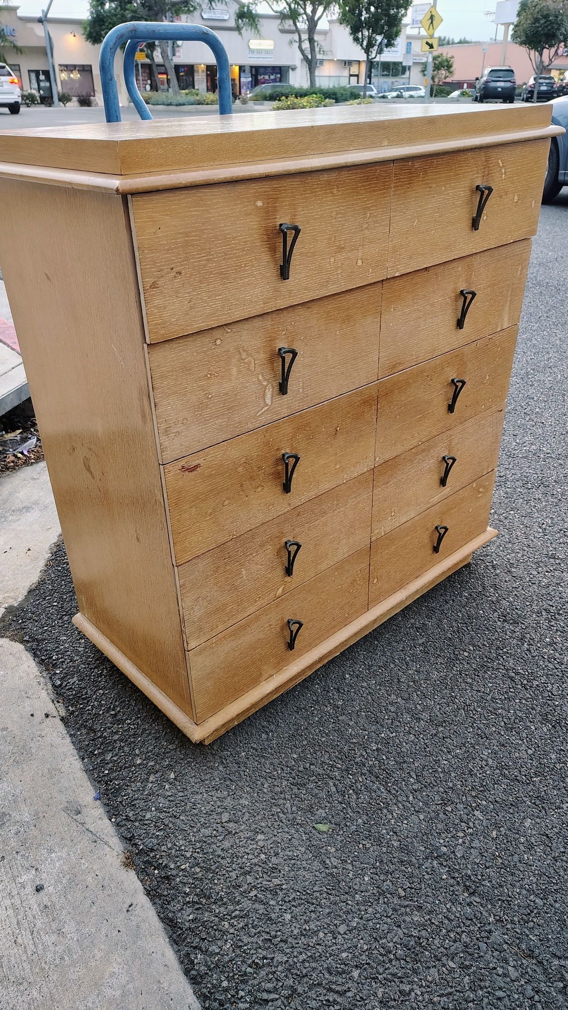 Mid-century Blonde Dixo Dresser