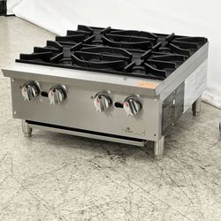 NSF 24 ins four burner hotplate CD-HP24-4