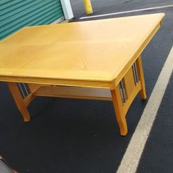Solid Oak Wooden Table