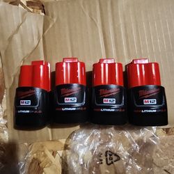 Milwaukee M12 Batteries 