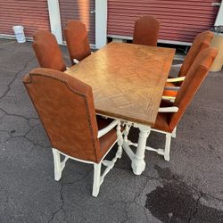 Quality Dining Set With Extendable 11ft Table 