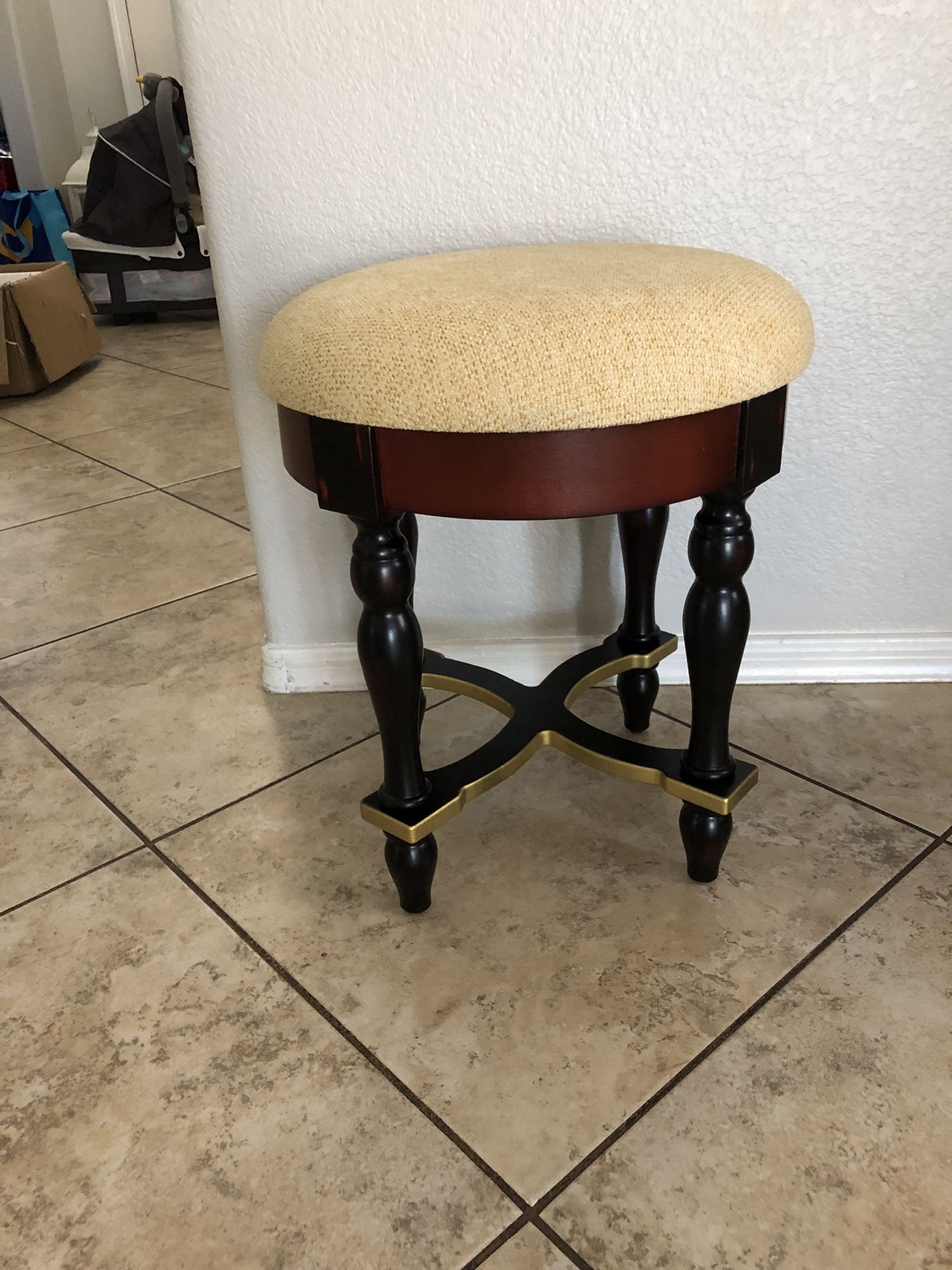Wood Accent Stool