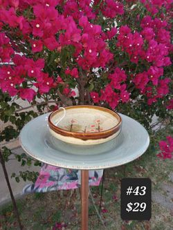 Bird Bath & Bird Feeder