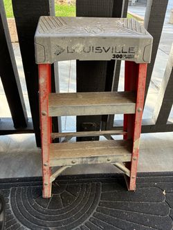 3 foot ladder get it they’re there they’re there outside