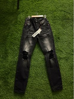 Purple jeans