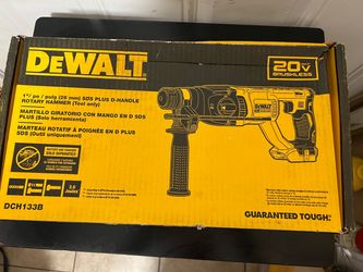 DeWalt 20V Brushless SDS Plus Rotary Hammer DCH133B