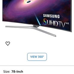 78 Inch Samsung Curved TV UHD And 3D 