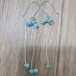 Turquoise Earrings Jewelry Handmade 