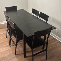 7 Piece Table And Chair Set