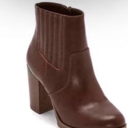 NEW ANA ROCKY DARK COGNAC SIZE 8M BOOTS 